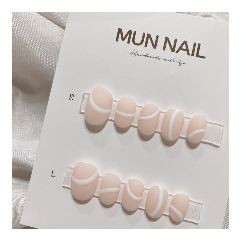 MunNail White Line - Ballerina / MunNail 화이트라인 - 발레리나