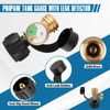 Siziviki 2 Pack Propane Tank Gauge with Leak Detector