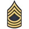 Army Master Sergeant MSG E8 Cloth Rank for ASU Size