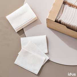 [Vegan Certified] 300 sheets of unbleached, non-fluorescent pure cotton 3-ply cotton pads - 300 sheets x 3 boxes / [비건인증] 무표백 무형광 순면 3겹 화장솜 300매 - 300매 x 3상자