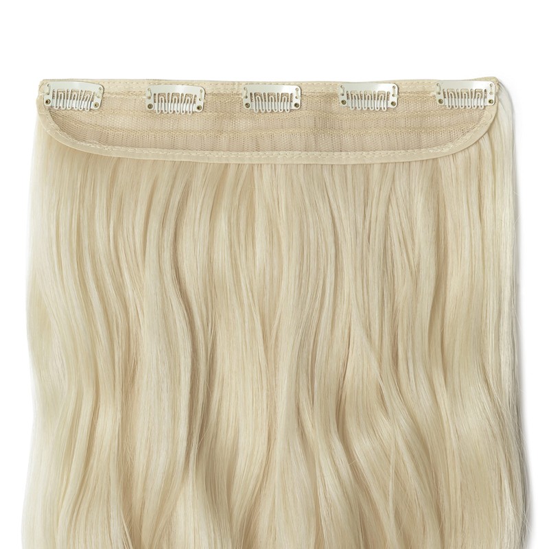 Benehair Clip in Hair Extension Bleach Blonde Long Seamless Double