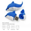 LEIZHAN Cute USB Flash Drive 16GB Dolphin Thumb Drive for