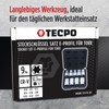 TECPO Torx Socket Spanner Set 9 Pieces External Torx E10-E24