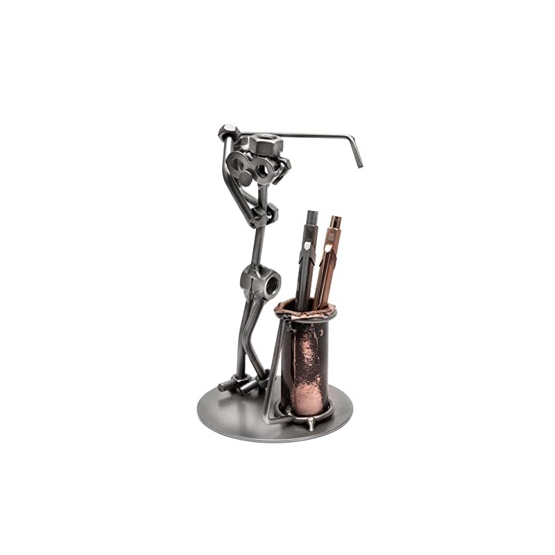 STEEMO Screw Man Office Golf Player Gift Pen Holder 11