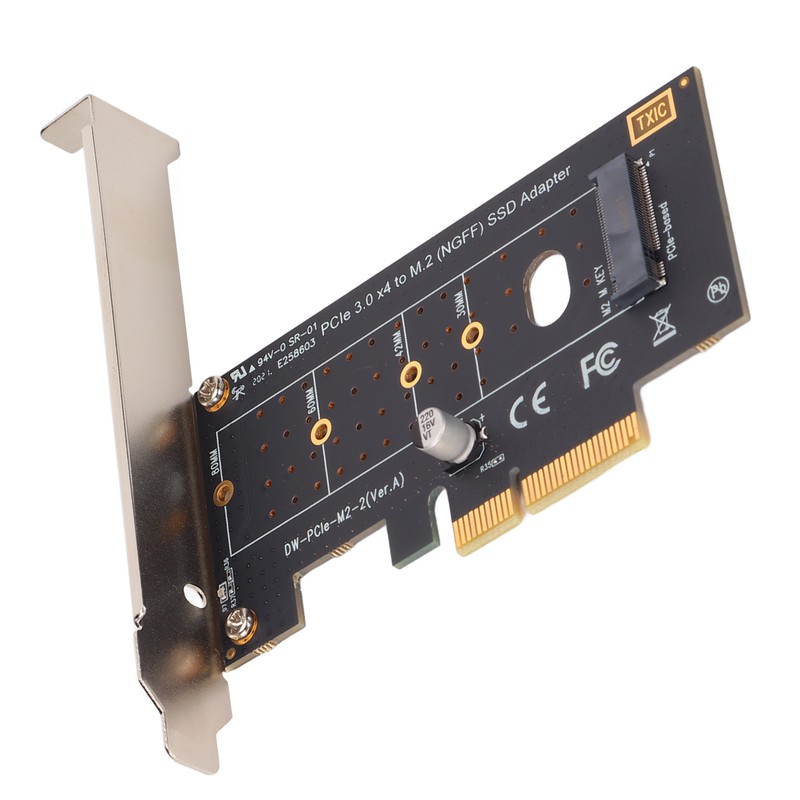 M.2 To Pcie Adapter PCB Gold Plated M.2 NVME to