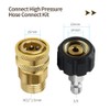 Anxingo Pressure Washer Adapter Set, 3/8" Quick Connect Kit, M22