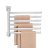 Alise Swivel Towel Bars,6-Arm Towel Rack,Swing Out Towel Bar for