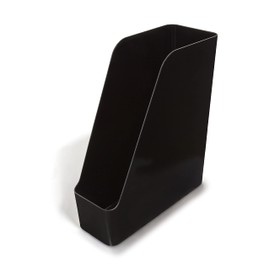 TRU RED 24380799 Plastic Magazine File, Blk, 2/Pack TR55337