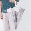 ThreeH Clear Bubble Umbrella Easy Grip Handle Sturdy Plastic Transparent