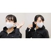 hamon AG Mitzfuji Saliva Spread Prevention Sports Mask, White, Size