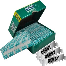Derby Professional Platinum Half Blades (100 Blades)