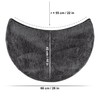 fluffy® Bath Mat for round Showers, made of Microfibre, with