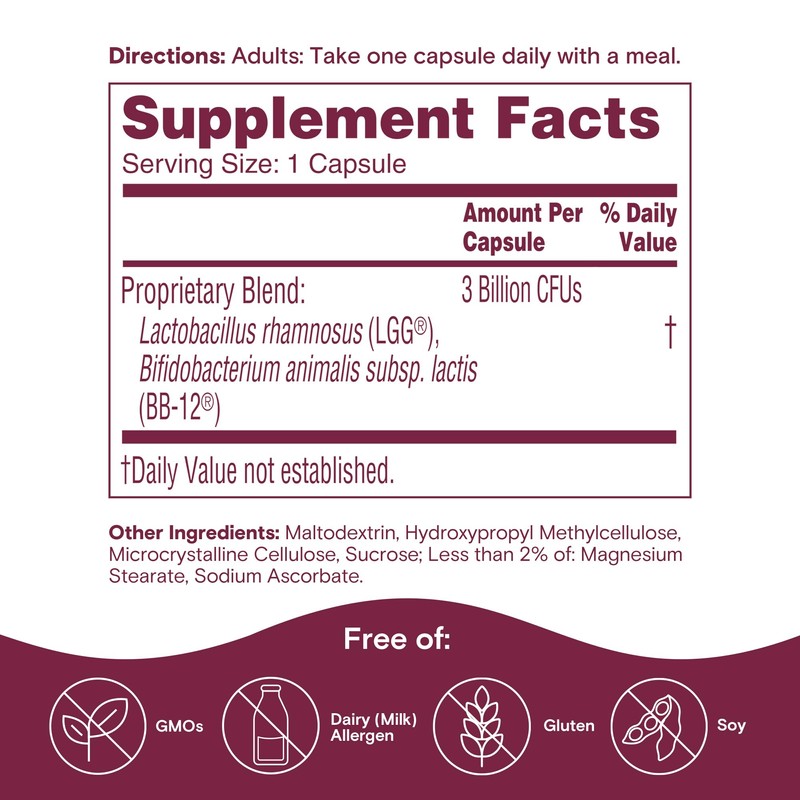Phillips' Colon Health Daily Probiotic Capsules, 4-in-1 Symptom Defense to