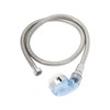Electroplated Shampoo Bowl Spray Head Hose Professional Hair Salon Pressurization