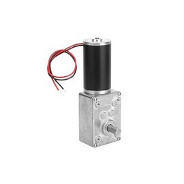 Worm Gear Motor High Torsion Speed - Reduce Switchable Electric Gear Motor Reversible Worm Gear Motor 8 mm Shaft (12 V 16 RPM)