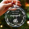 Engagement Ornament - Unique 2025 Engagement Gift for Couples, Celebratory