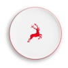 GMUNDNER KERAMIK Dinner Plate Diameter 25 cm Ruby Red Stag