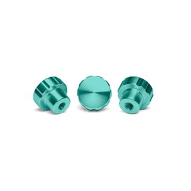WeatherTech 3-Pack of Solid Billet Aluminum Knobs for CupFone - Turquoise