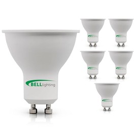 Bell Bell Lighting GU10 LED Bulbs C 350 lm Cool White 4000K C 4.4 Watts Beam Angle 38 Spotlight Bulb C 220-240 Volts Non-Dimmable Energy Saving LED Bulb C Pack of 5