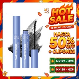 Sace Lady Mascara Pestañas Larga Duración Waterproof Rizo