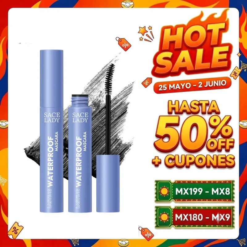 Sace Lady Mascara Pestañas Larga Duración Waterproof Rizo