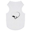 'Fishing Heart' Pet Dog/Cat T-Shirt (PT00152560)