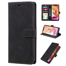 TiHen Compatible for Oppo AX5 Wallet Case Flip Magnetic Cover RFID Blocking Credit Card Holder Slot Protective PU Leather Folio Shockproof Kickstand Cover-Black