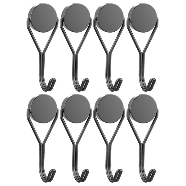 Ronoza Pack of 8 Magnetic Hooks, Extra Strong 16 mm,