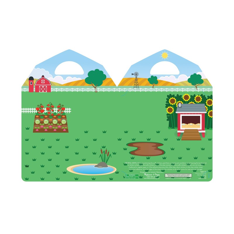Melissa & Doug Puffy Sticker Playset - On the Farm