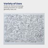 Pacific Arc Quadrille Paper Pad, 50 Sheets 8.5 Inch x