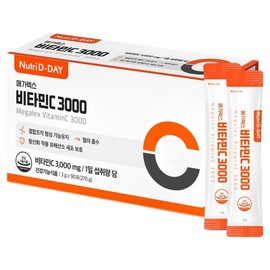 Nutri-D-Day Megalex Vitamin C 3000 90p, 1 unit, 90 servings / 뉴트리디데이 메가렉스 비타민C 3000 90p, 1개, 90회분