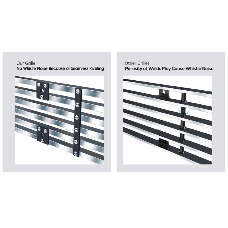 APS 304 Stainless Steel Chrome Billet Grille Compatible with 2004-2008