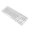 Gaming Keyboard USB Round 87 Keys Colorful Backlit Ergonomic Mechanical
