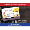 Thank You cards from Mail Carrier 25 pack postcards-Fall
