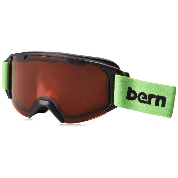 BERN Brewster X-Small Frame Goggles - Kid's Neon Green Frame with Orange Lens