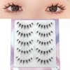 HAPVITAL False Eyelashes, For Lower Eyelashes, Natural False Eyelashes, Handmade