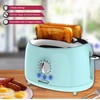 Brentwood Appliances Cool-Touch 2-Slice Retro Toaster with Extra-Wide Slots (Blue)