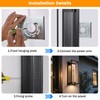 16 Inch Modern Outdoor Wall Sconce, Matte Black Waterproof Exterior