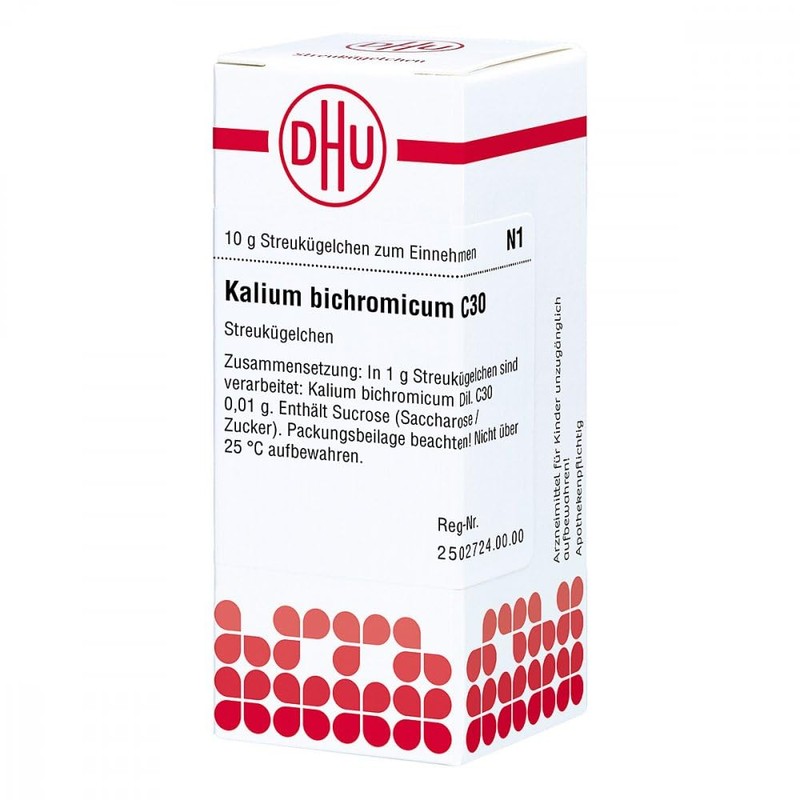 DHU Potassium Bichromicum C30 Scattering Balls 10 g Globules