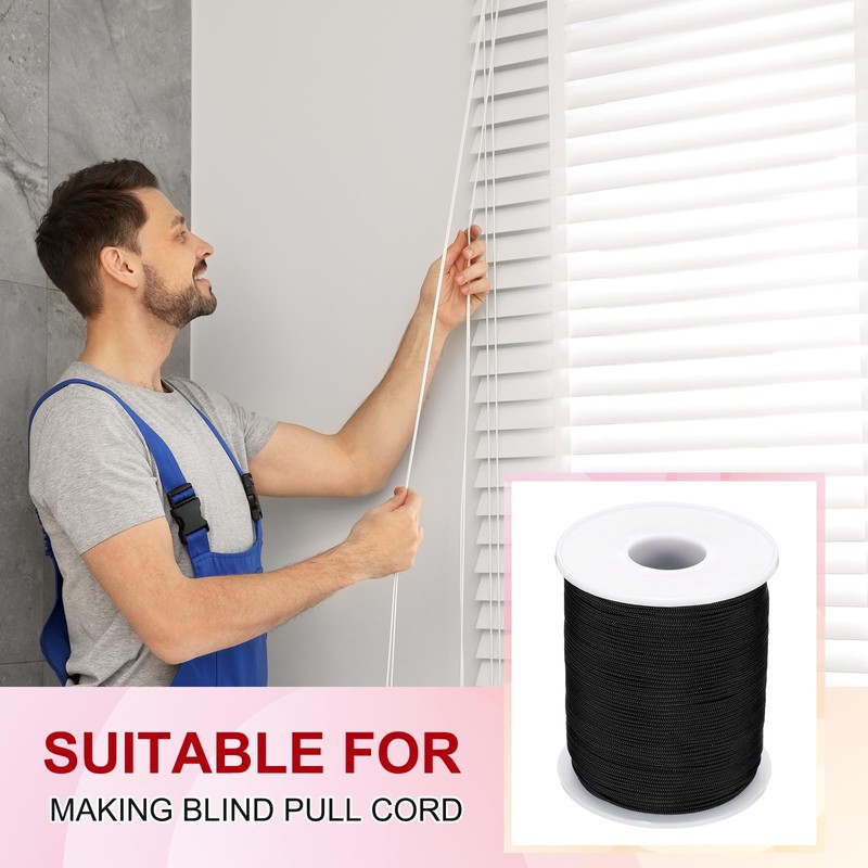 PATIKIL Nylon Cord 1mm x 109 Yards, Bracelet String Braided