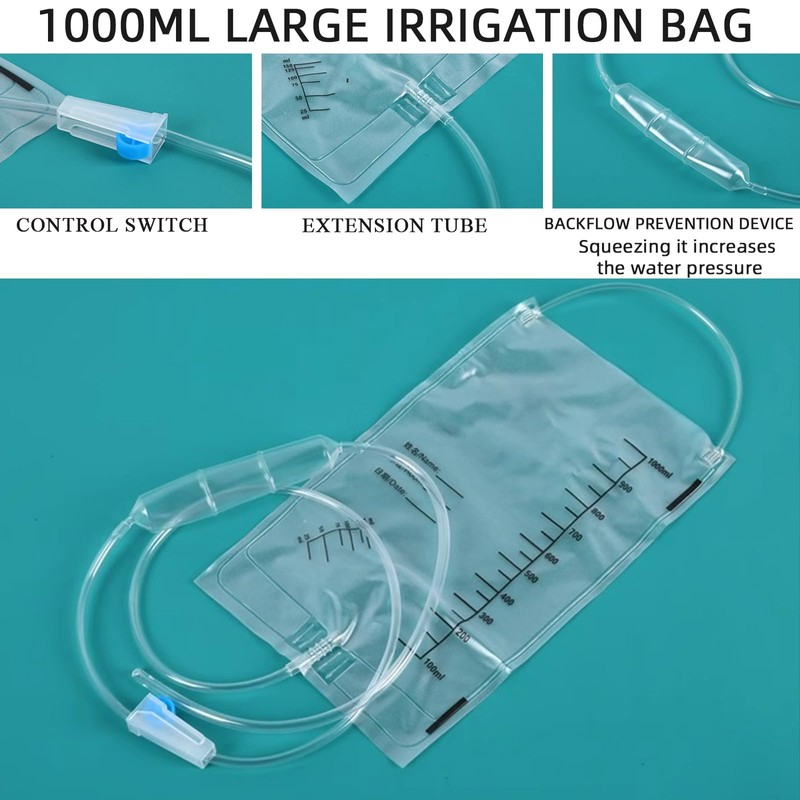AZREKV Enema Enema Bags Kit Cleaning Douche System