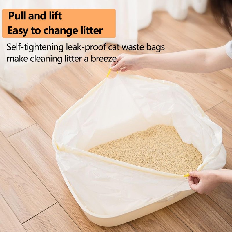 30Pcs Cat Litter Tray Liners - 45 X 79CM Cat