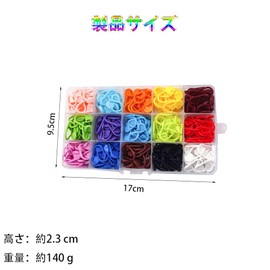 MOCOXYKLXY Knitting Markers, 300 Pieces Set, 15 Colors, Knitting Markers, Safety Pins, Stitch Markers, Colorful, Crochet Knitting Tools, Knitting Supplies, Sewing Crafts, Marker Holder, Tier Rings, Fashionable Pins, Knitting Markers, Crafts, DIY Tools, C