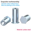Ctyjia 20 Pcs M4x4mm Rivet Insert Nut, Hexagonal Internal Thread