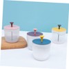 Zerodeko 4pcs Foaming Facial Cleanser Device Adorable for Deep Cleansing