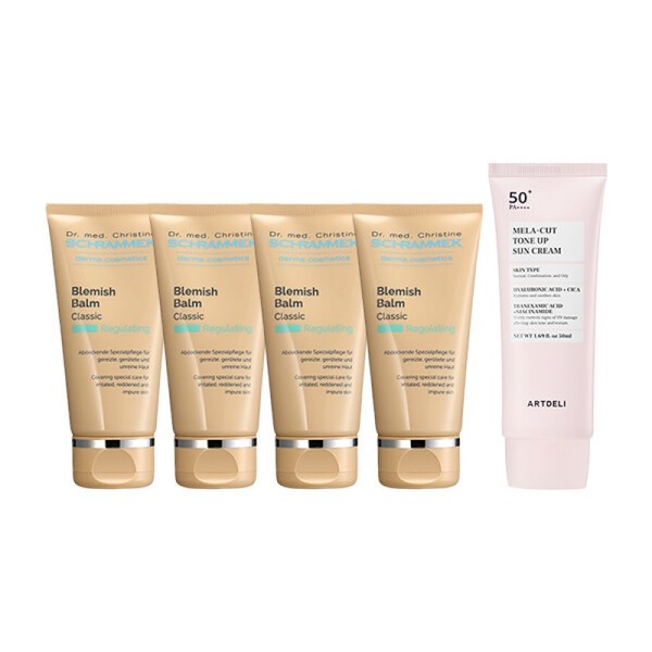 Schrammek Blemish Balm Classic BB Cream 30ml x4 + Artdeli
