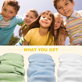 sylacor Scrunchie Bands Compatible with Gizmo Watch 3 2 1/ Gabb Watch 3 2 1 and SyncUP Kids Watch, Solo Loop 20mm Cute Stretchy Gizmo Watch Band for Kids Boys Girls (LightGreen+LightBlue+White, 3Pack)