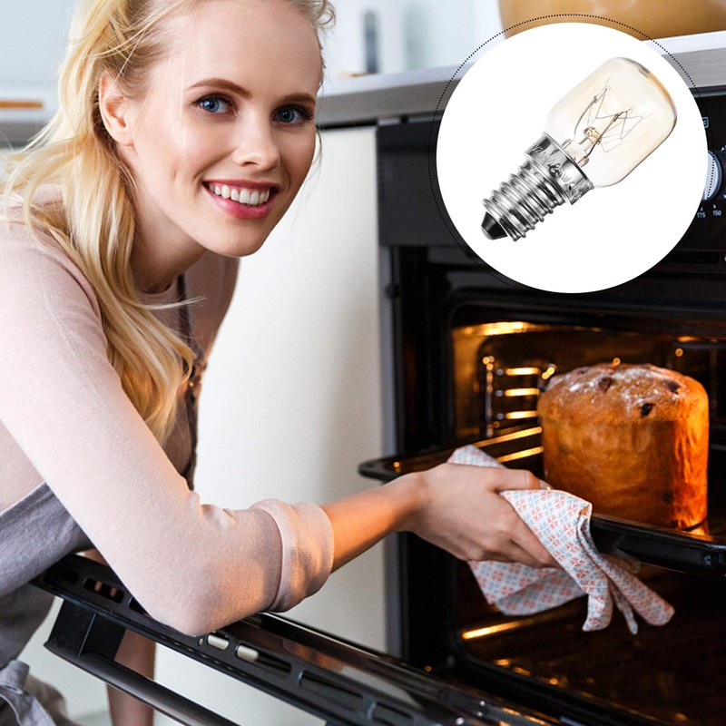 Uonlytech 4PCS Microwave Light Bulb 25W E14 LED Oven Bulb