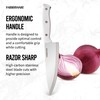 Farberware Edgekeeper Triple Riveted Chef Knife with Self-Sharpening Blade Cover,