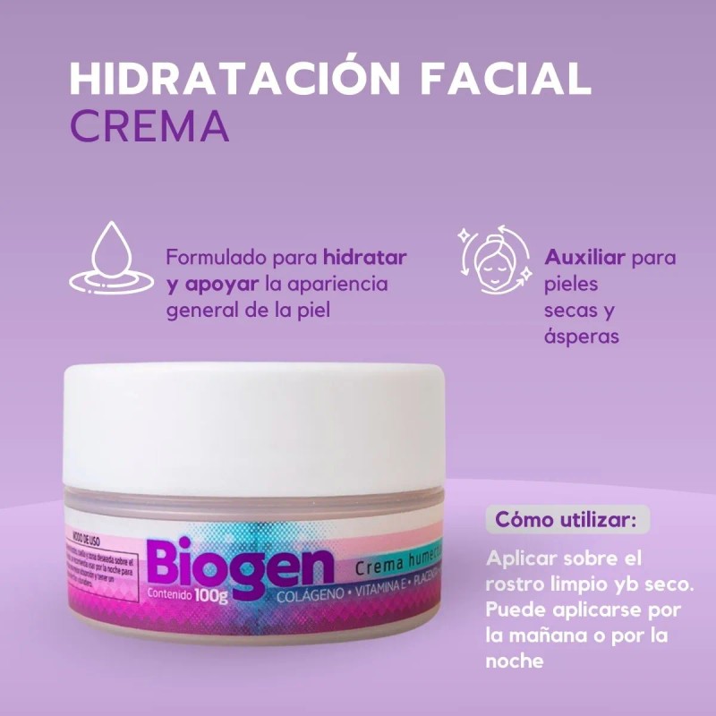 Human's Lab Crema Facial Hidratante Todo Tipo De Piel 100g